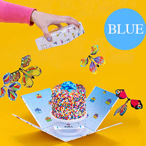 Blue Gender Reveal Butterfly Surprise