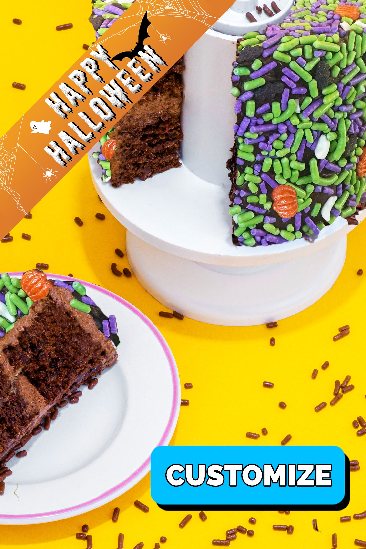 4" Chocolate Halloween Surprise Cakes®