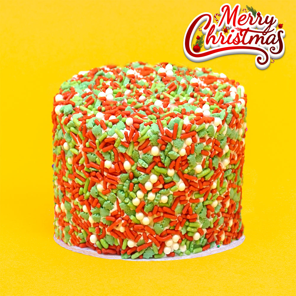 4" Christmas Vanilla Surprise Cake®