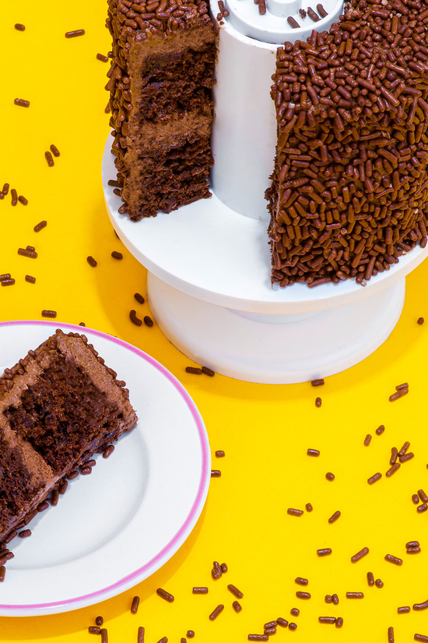 4" Chocolate Chocolate Chip Surprise Cake®