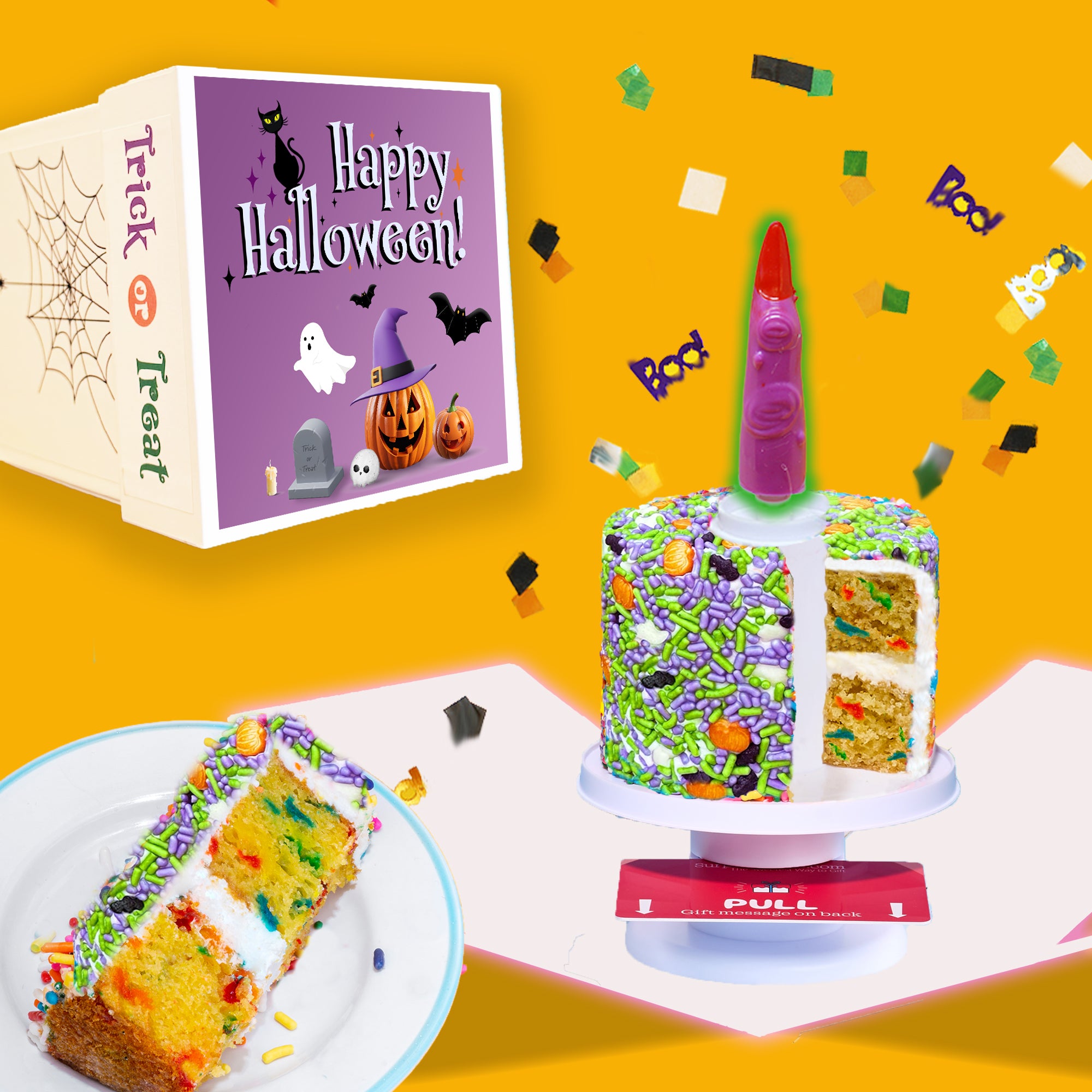 4" Halloween Creepy Finger Explosion Surprise Cake®