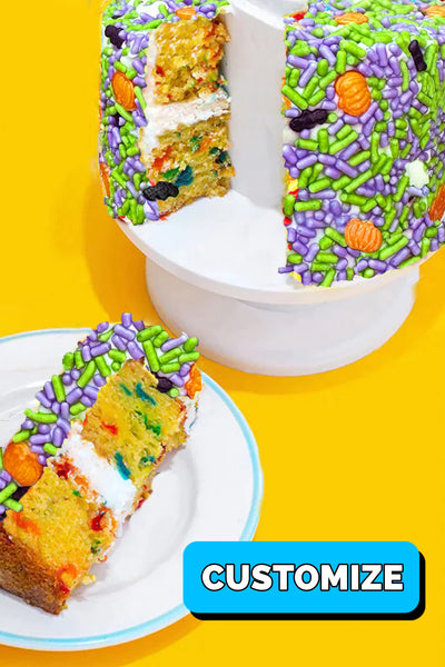 4"  Vanilla Halloween Surprise Cakes®