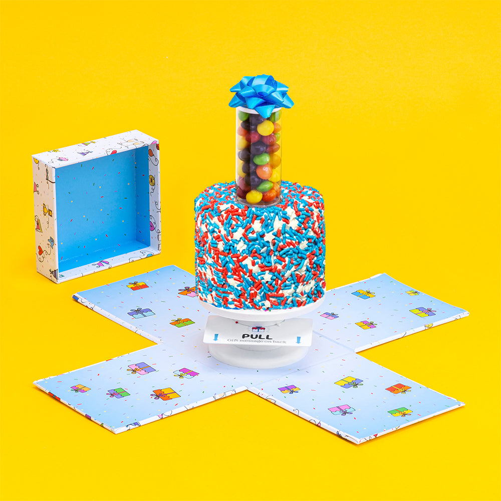 4" American Pride Surprise Cake®