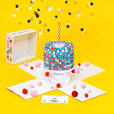 4" American Pride Surprise Cake®