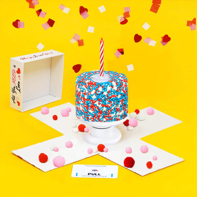 4" American Pride Surprise Cake®