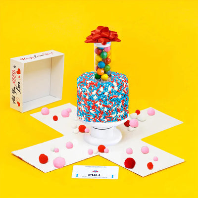 4" American Pride Surprise Cake®