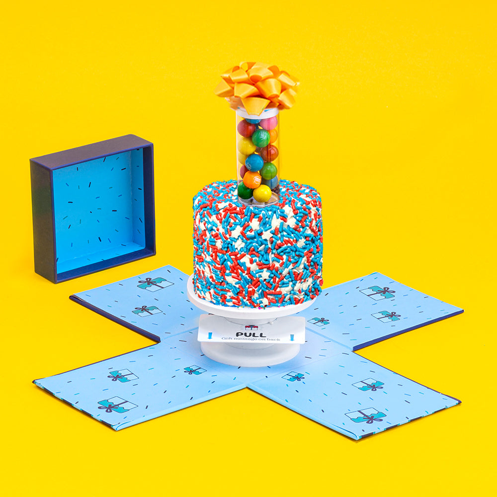 4" American Pride Surprise Cake®
