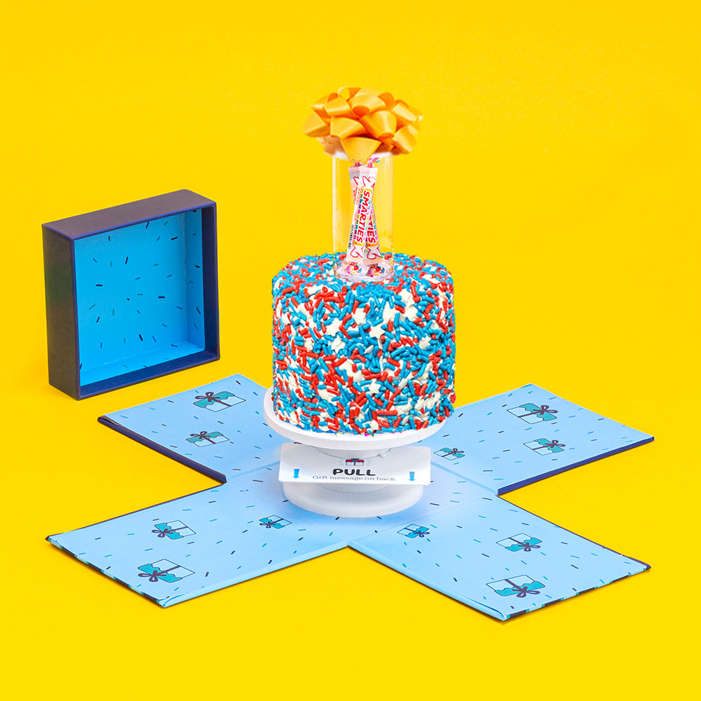 4" American Pride Surprise Cake®