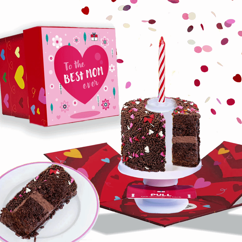 Mother's Day Box - 4" Chocolate Love Surprise Cake®