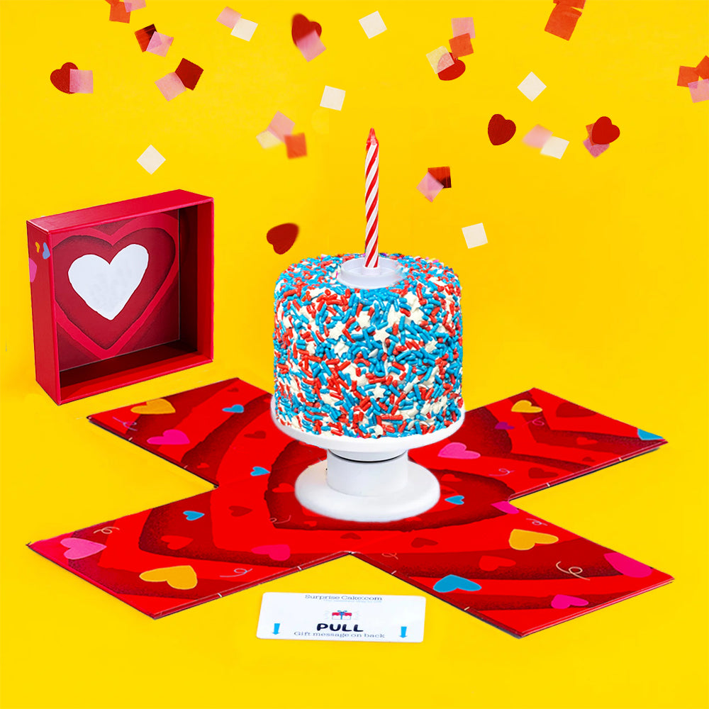 4" American Pride Surprise Cake®
