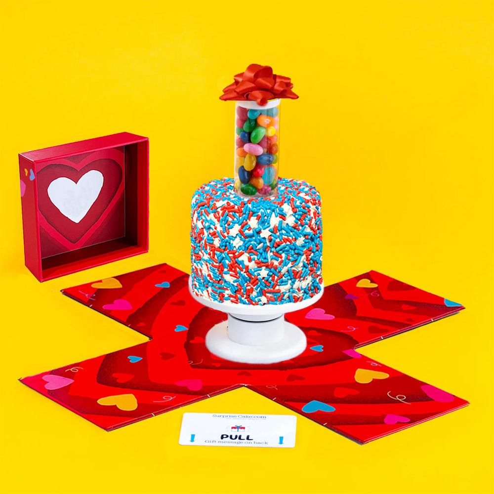 4" American Pride Surprise Cake®