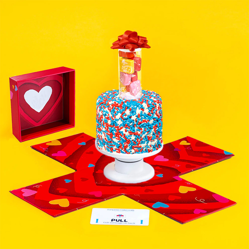 4" American Pride Surprise Cake®