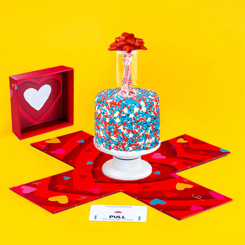 4" American Pride Surprise Cake®