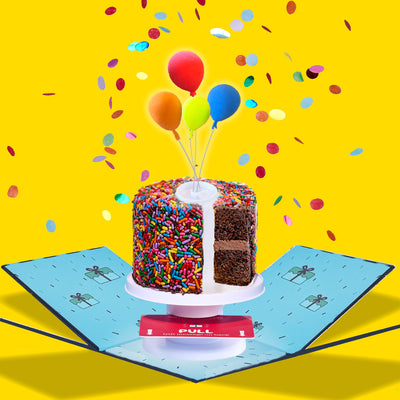4" Rainbow Chocolate Chocolate Chip Surprise Cake®