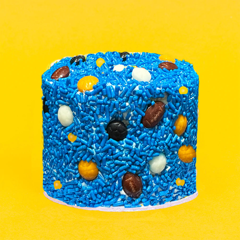 4" Vanilla Sports Balls Surprise Cake®