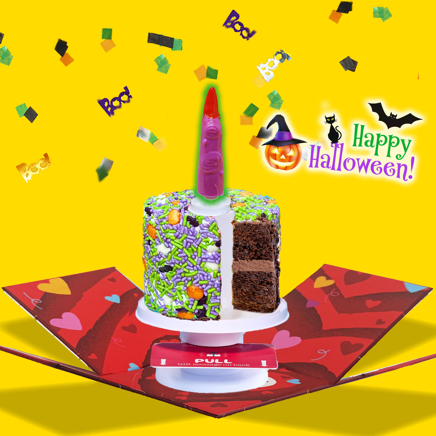 4" Chocolate Halloween Surprise Cakes®