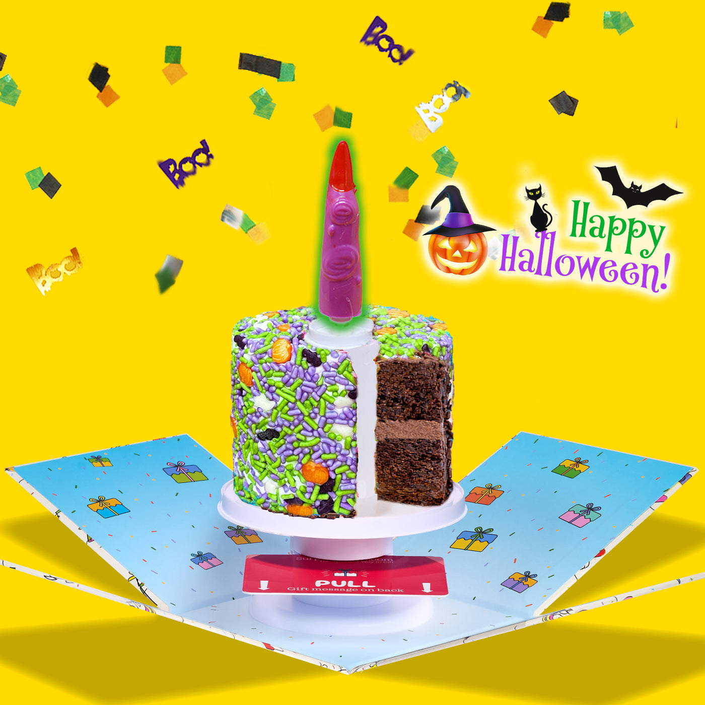 4" Chocolate Halloween Surprise Cakes®