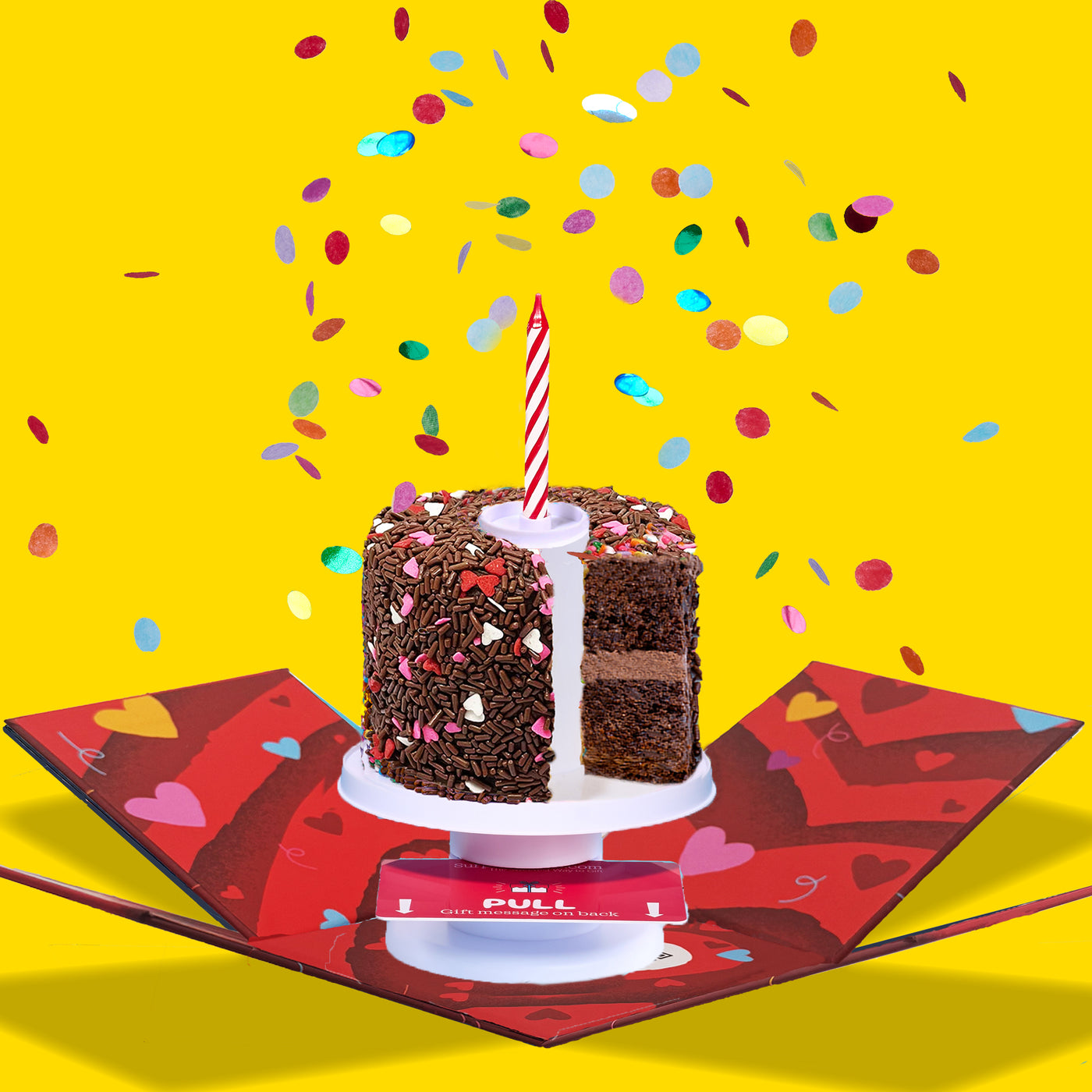 4" Chocolate Love Surprise Cake®