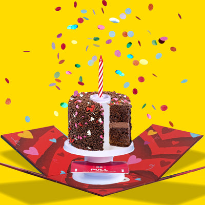 4" Chocolate Love Surprise Cake®