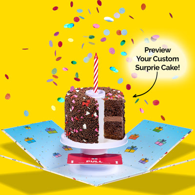 4" Chocolate Love Surprise Cake®