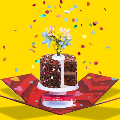 4" Chocolate Love Surprise Cake®