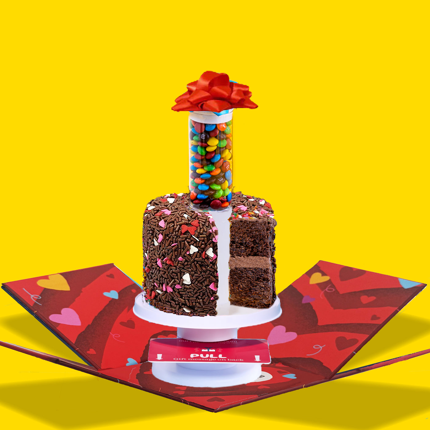 4" Chocolate Love Surprise Cake®