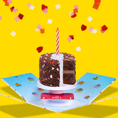 4" Chocolate Love Surprise Cake®