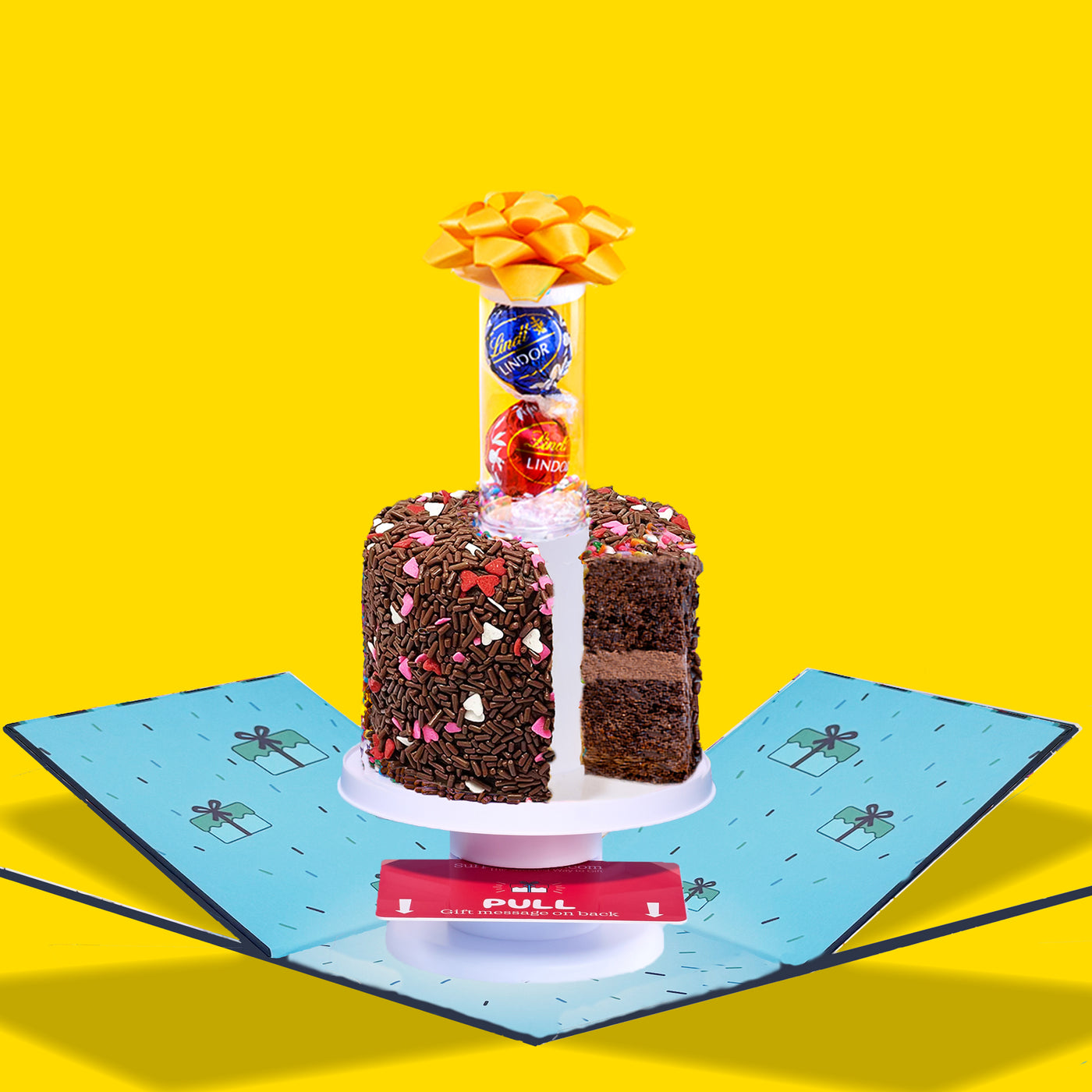 4" Chocolate Love Surprise Cake®