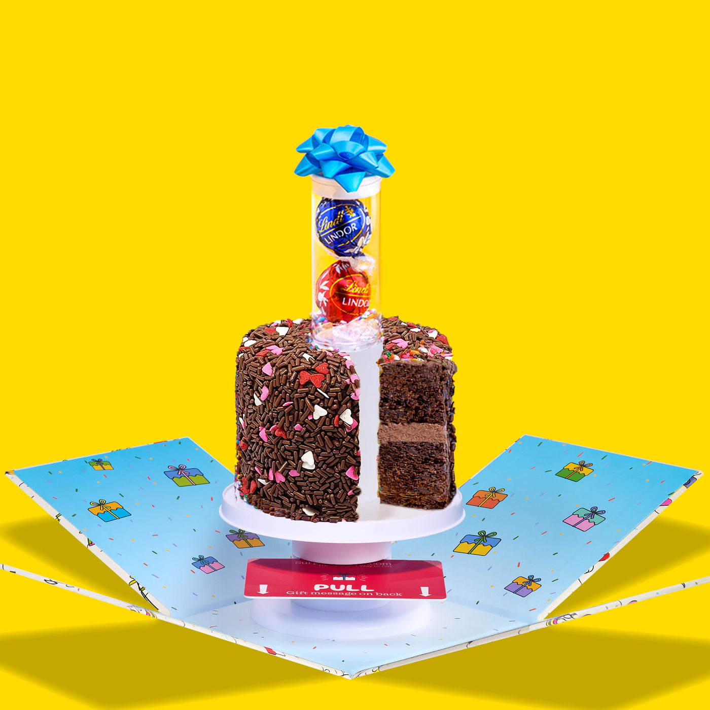 4" Chocolate Love Surprise Cake®