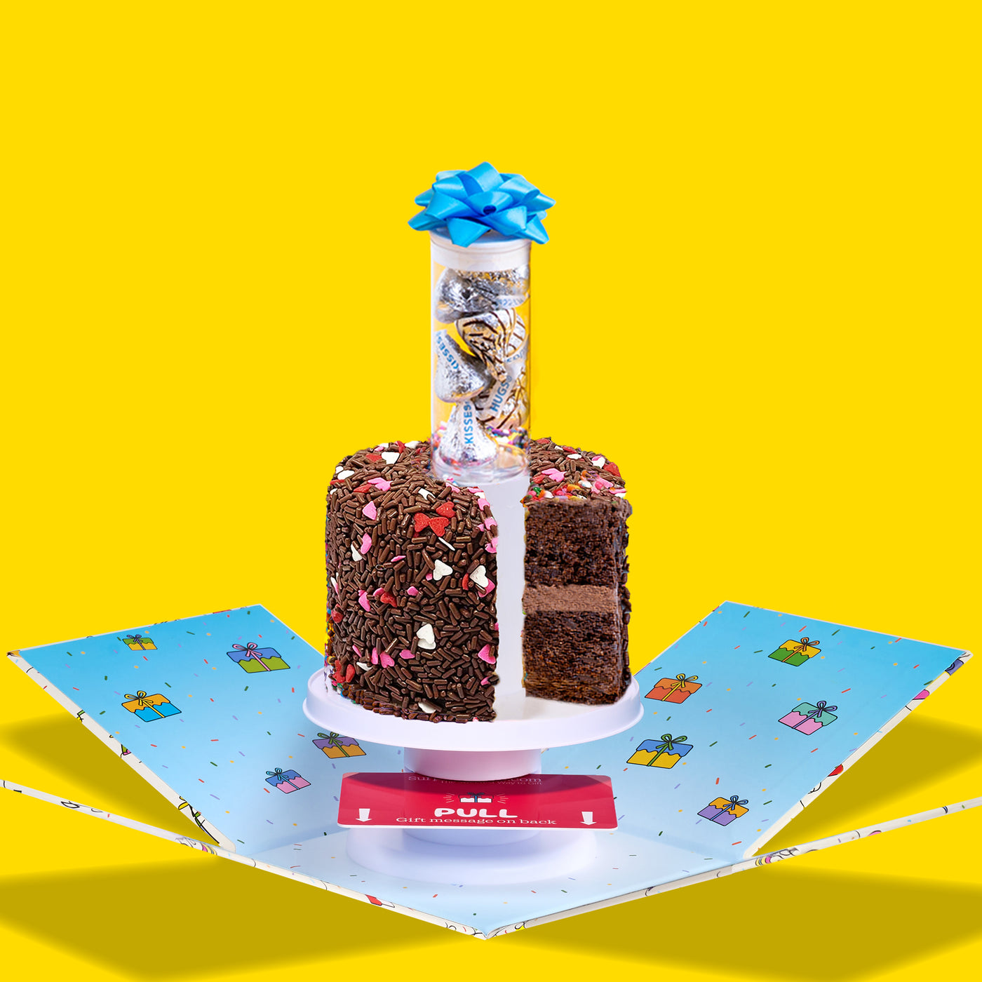 4" Chocolate Love Surprise Cake®
