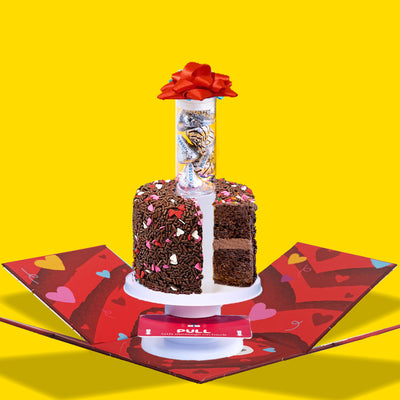 4" Chocolate Love Surprise Cake®