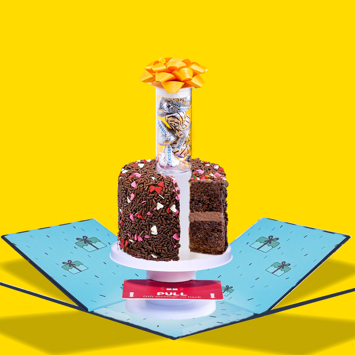 4" Chocolate Love Surprise Cake®