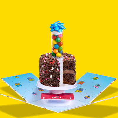 4" Chocolate Love Surprise Cake®