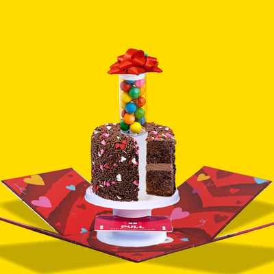 4" Chocolate Love Surprise Cake®