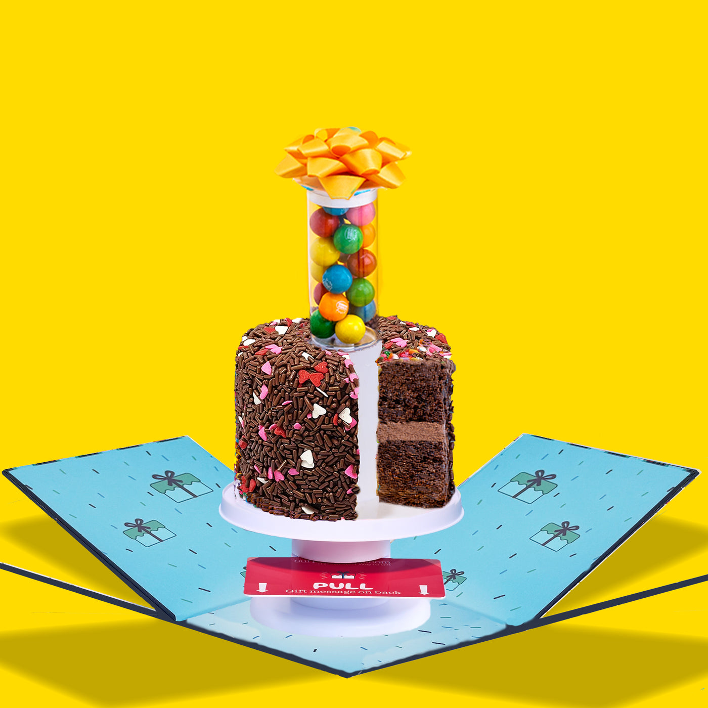4" Chocolate Love Surprise Cake®