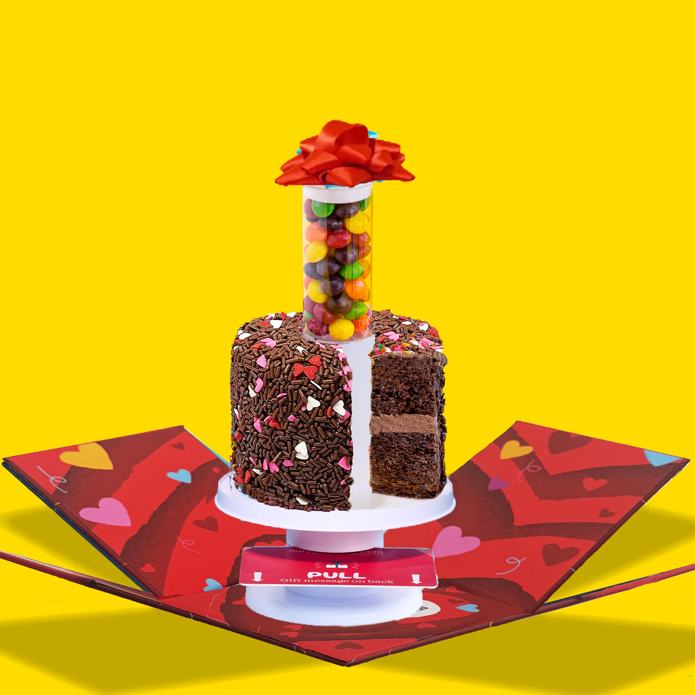 4" Chocolate Love Surprise Cake®