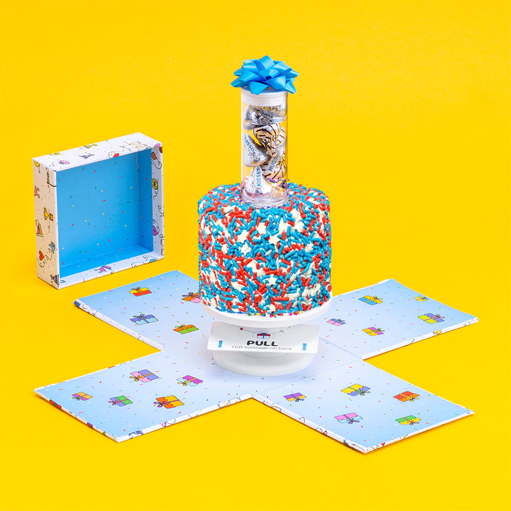 4" American Pride Surprise Cake®