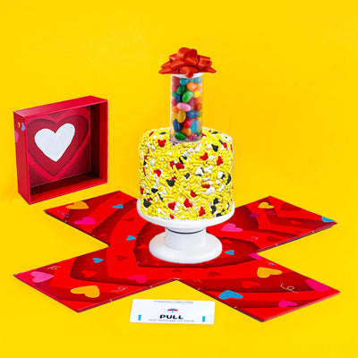 4" Mickey Mouse Vanilla Confetti Surprise Cake® - ©Disney