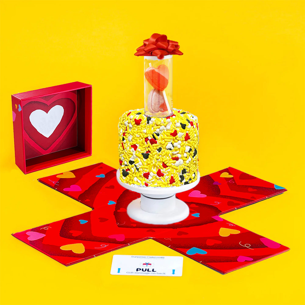 4" Mickey Mouse Vanilla Confetti Surprise Cake® - ©Disney