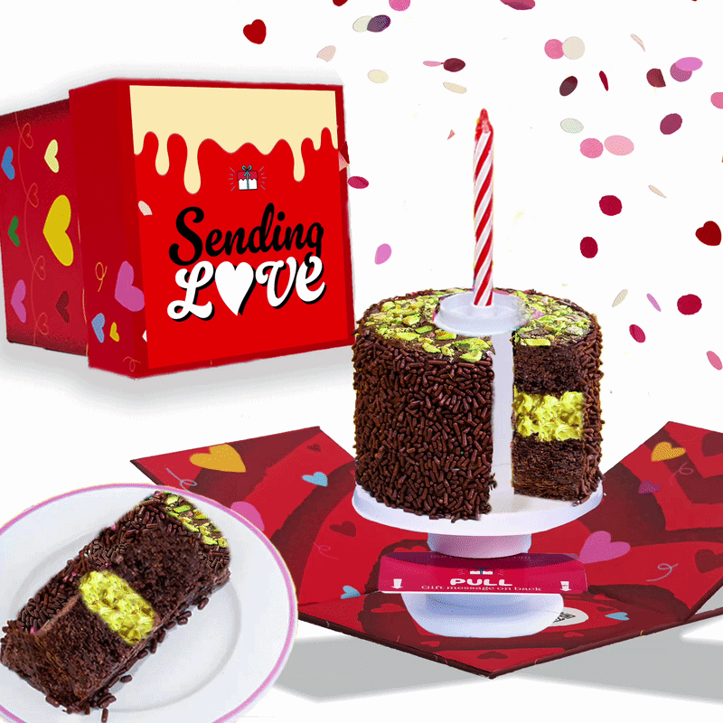 Mother's Day Box - 4" Dubai Chocolate Surprise Cake®