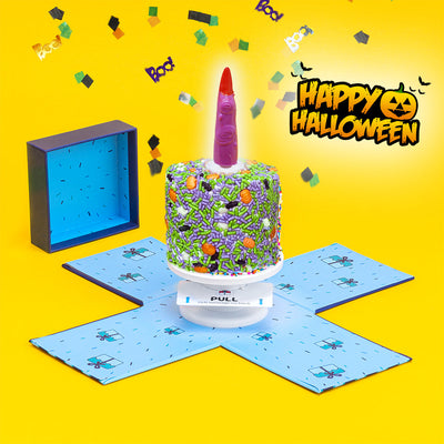 4"  Vanilla Halloween Surprise Cakes®