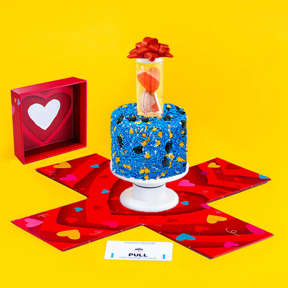 Hidden Heart Valentine's Cake- The Salt and Sweet Kitchen