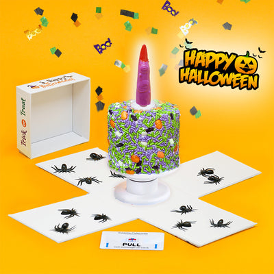 4"  Vanilla Halloween Surprise Cakes®