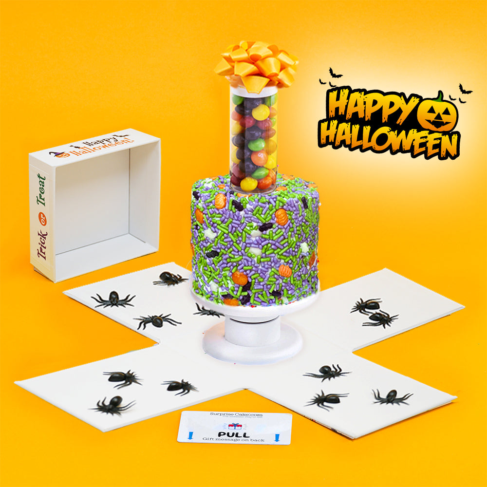 4"  Vanilla Halloween Surprise Cakes®