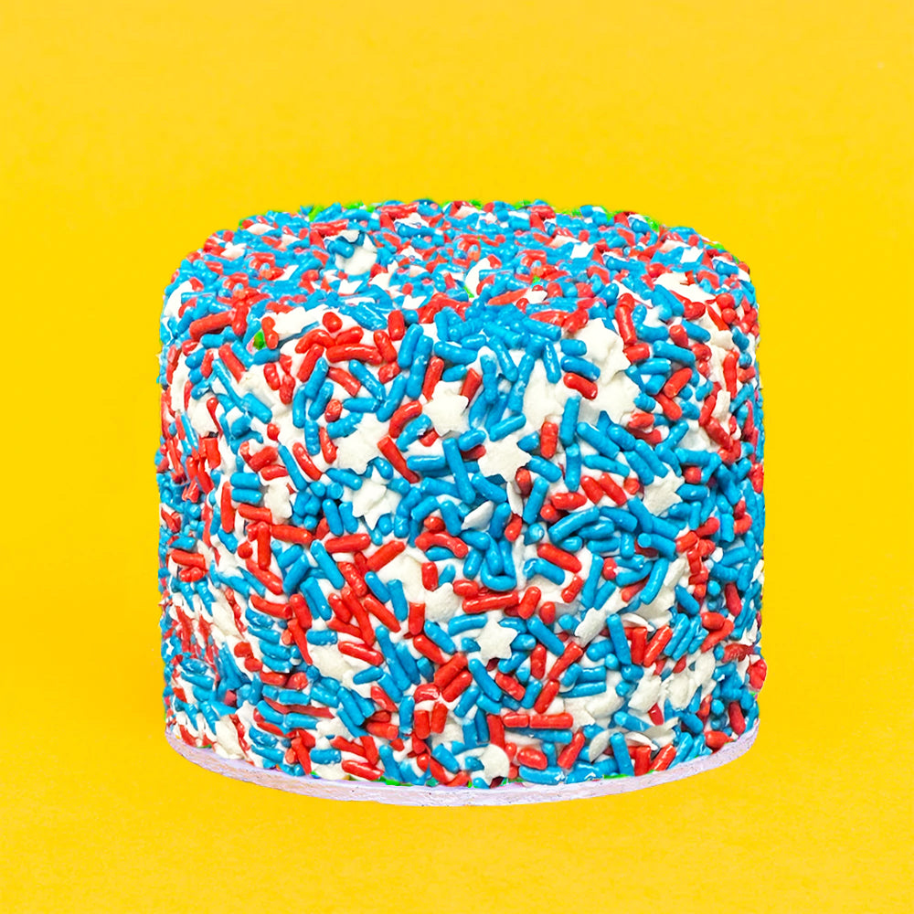 4" American Pride Surprise Cake