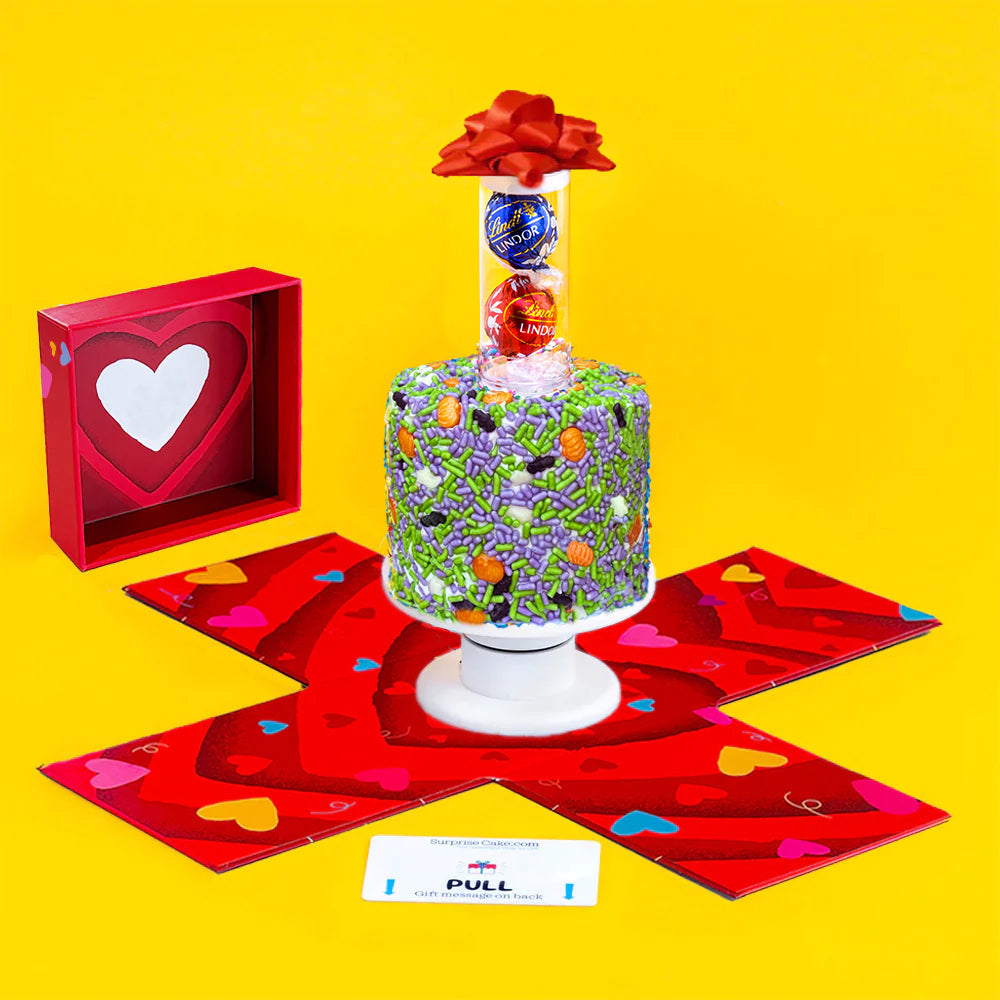 4"  Vanilla Halloween Surprise Cakes®