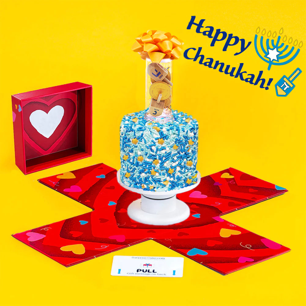 4" Chanukah Vanilla Surprise Cake®