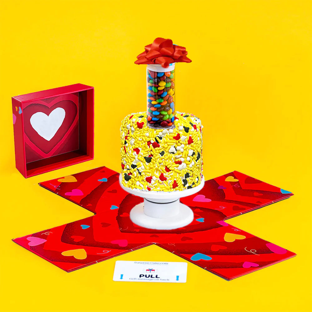 4" Mickey Mouse Vanilla Confetti Surprise Cake® - ©Disney