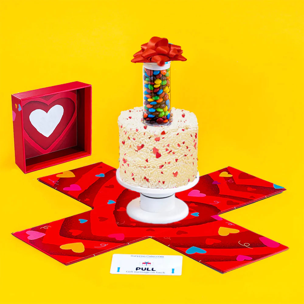 4" Vanilla Love Surprise Cake®
