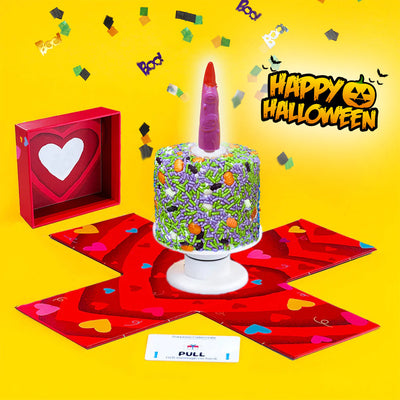 4"  Vanilla Halloween Surprise Cakes®
